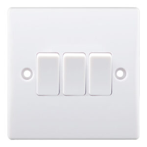 ALPINE 10A SWITCH 3 GANG 2 WAY