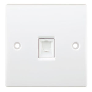 ALPINE TELEPHONE SOCKET 1 GANG 4 CORE