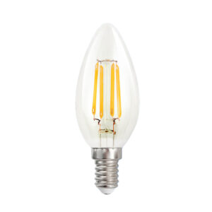ICONIC LED BULB CANDLE 4W E14 WARM CLEAR
