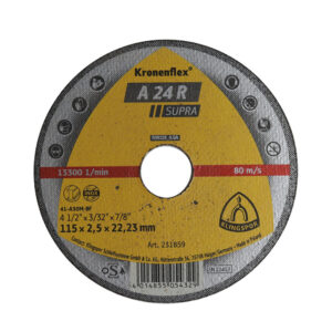 KP 231859 STEEL CUTTING DISC 115MM 4'' A24RZ