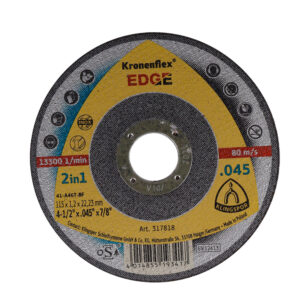 KP 317818 STEEL CUTTING DISC 115MM 4'' EDGE
