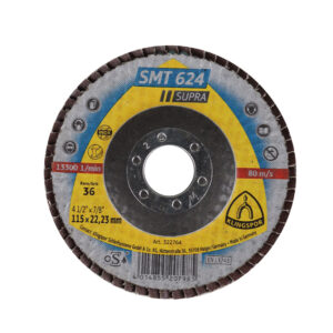 KP 322764 FLAP DISC 115MM 4'' SMT624 36GRIT