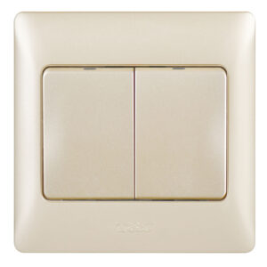 T&J SWITCH 2 GANG 2 WAY 16A  DK272-2 PS