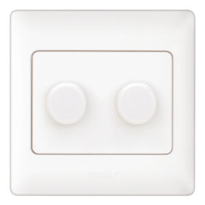 T&J SWITCH DIMMER 2 GANG 2 WAY DK2522-2-400