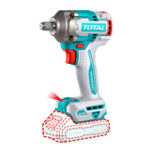 Total 20V Lithium-Ion Cordless Impact Wrench - TIWLI2040